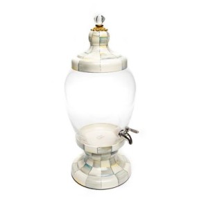 زجاجة توزيع المشروبات من المينا من مجموعة ستيرلينغ تشيك